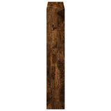 Wall Cube Shelf 12 Compartments Smoked Oak Engineered Wood 860008