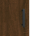 Highboard Brown Oak 69.5x34x180 cm Engineered Wood 3199952