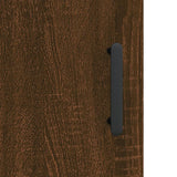 Highboard Brown Oak 69.5x34x180 cm Engineered Wood 3199952