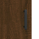 Sideboard Brown Oak 69.5x34x90 cm Engineered Wood 828059