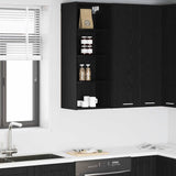 Hanging Cabinet Black Oak 40 x 29.5 x 100 cm Engineered Wood 884467