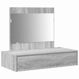 Dressing Table with Drawer Grey 83 x 40 x 70 cm Engineered Wood 865204