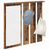 Wall-Mounted Coat Rack Old wood 84 x 10 x 80 cm Engineered wood 874497
