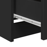 Sideboard Black 60x35x76 cm Engineered Wood 801383