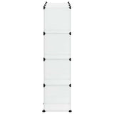 Storage Cube Organiser Transparent PP Plastic, Steel Large 340555
