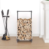 Firewood Rack 40x30x80 cm Stainless Steel 864223