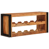 Wine Rack Brown 100 x 45 x 33 cm Solid Acacia Wood 4104761