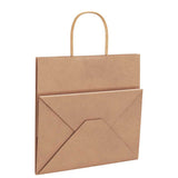 Paper Bags 250 pcs with Handles Brown 26x17x25 cm 4101591