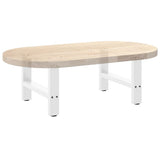 Coffee Table Legs White 2 pcs 50x cm Steel 4013261