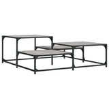 Coffee Table Grey Sonoma 107x107x40 cm Engineered Wood 837755