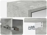 Bathroom Mirror Cabinet Concrete Grey 43 x 16 x 62.5 cm 889138