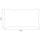 Cushion Cover 12 pcs HEERLEN Light Grey 40 x 80 cm 910230