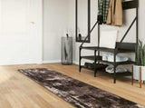 Rug Runner MARSA Black 50 x 400 cm Polyester and PVC 42023372