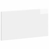 Wall-Mounted Headboard BREDA High Gloss White Engineered Wood 897639