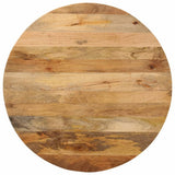 Table Top 90x3.8 cm Round Solid Wood Mango 370069