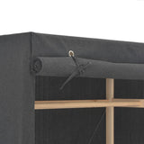 Wardrobe Grey 79x40x170 cm Fabric 248193