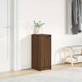 Shoe Cabinet Brown Oak 29.5x34x76 cm Engineered Wood 861865
