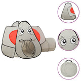 Elephant Children Play Tent with 250 Balls Grey 174x86x101 cm 3107741