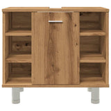 Bathroom Cabinet Artisan Oak 60x32x53.5 cm Engineered Wood 856145