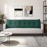 Back Pillow Dark Green 180 x 24 x 50 cm Velvet 42014576