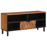 TV Cabinet with Drawer Acacia Brown Finish 100 x 33 x 46 cm 4017916