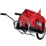 Bike Trailer One-wheel with Storage Bag 90621