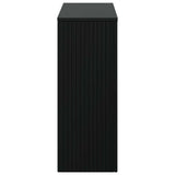 Console Table Striped Black 101 x 29 x 74 cm Engineered Wood 899878