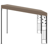 Wall-mounted Gazebo 3x3x2.5 m Taupe 312265