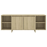 TV Cabinet Sonoma Oak 130x35x50 cm Engineered Wood 809587