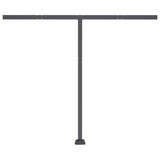 Freestanding Manual Retractable Awning 350x250 cm Yellow/White 3069718