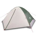 ZNTS Camping Tent Dome 4-Person Green Waterproof 94646