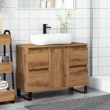 ZNTS Bathroom Sink Cabinet Artisan Oak 80x33x60 cm Engineered Wood 857239