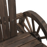 Rocking Adirondack Chair Solid Wood Fir 365094