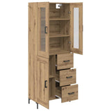 Highboard 2 pcs Artisan Oak 69.5 x 34 x 180 cm Engineered Wood 3415990