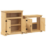 2 Piece Bathroom Furniture Set Corona Solid Wood Pine 3334637