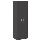 Storage Cabinet Black 60 x 40 x180 cm Steel 3406196