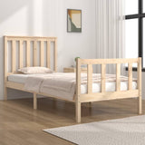 Bed Frame without Mattress Solid Wood Small Single 3103868
