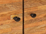Bathroom Sets with Storage 2 pcs Natural Solid Mango Wood 3310102