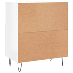 Sideboards 2 pcs High Gloss White Engineered Wood 3190127