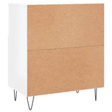 Sideboards 2 pcs High Gloss White Engineered Wood 3190127