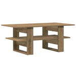 ZNTS Coffee Table Artisan Oak 102x55x42 cm Engineered Wood 855851