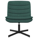 Swivel Chair Dark Green 63 x 75 x 76 cm Fabric 42007354