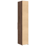 Highboard Brown Oak 30x42.5x185 cm Engineered Wood 846242