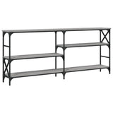 Console Table Grey Sonoma 180x29x76.5 cm Engineered Wood 835477