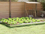 Snail Fence 16 pcs Silver 100 x 3.5 x 25 cm Galvanised Steel 874863