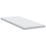 Mattress Topper White 70 x 200 x 7 cm Jaquard Fabric 4106231
