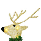 LED Reindeers 2 pcs Warm White Fabric 42012987