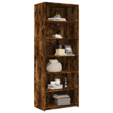 Highboard Smoked Oak 70x41x185 cm Engineered Wood 3281691