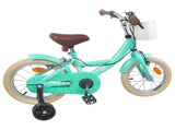 Kids Bike 16 Inches for 4-6 Years Old Sea Green 42009440