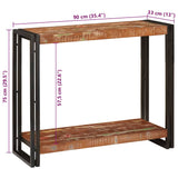 Console Table Multicolour 90 x 33 x 75 cm Solid reclaimed wood 4104738